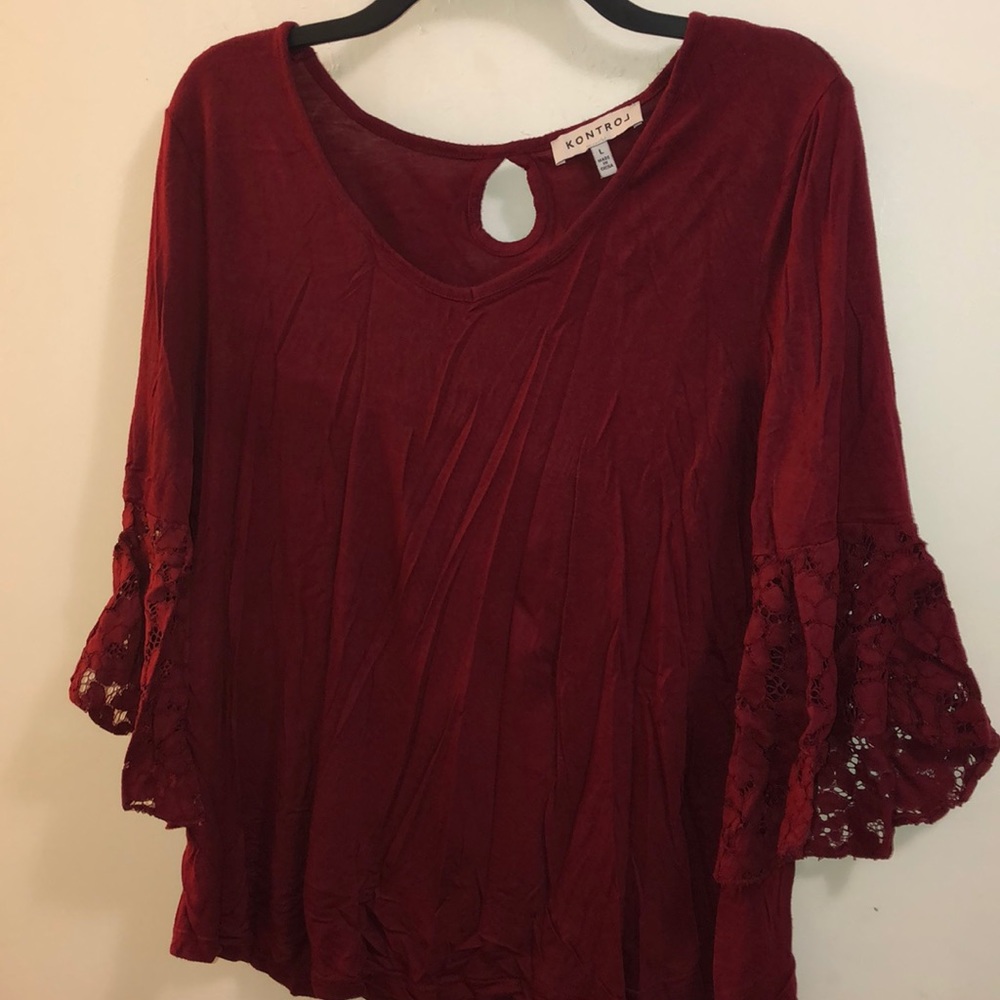 Maroon Blouse